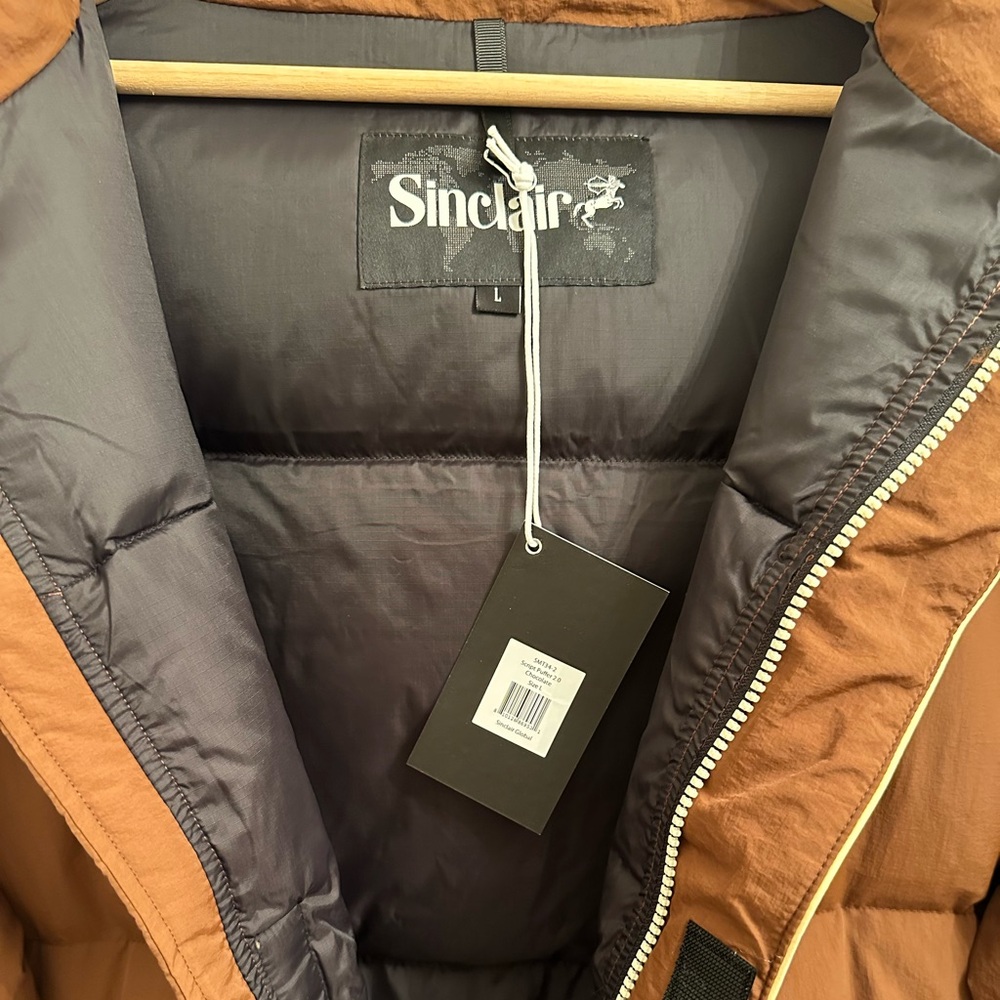 Sinclair Brown Puffer Script 2.0 Jacket - Picture 4 of 6